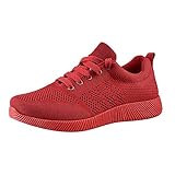 Tipo de tacón: Mini tacón Zapatillas Deportivas de Mujer Calzados Casuales de Vuelo Real Zapatillas Deportivas de Color Caramelo Ligero y Comodo Respirabl Zapatos de Running Gimnasia Sneakers Color sólido riou