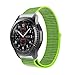 Produktbild Ersatz-Armband für Samsung Gear S3 Frontier ,COLORFUL Nylon Ersatzarmband Uhrenarmband Replacement Wechselarmband watch band für Samsung Gear S3 Frontier (Grün)