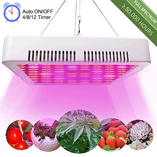 SEAMETAL STYLINGCAR Lámpara de Planta, Luz de Planta con Temporizador Automático 1000W