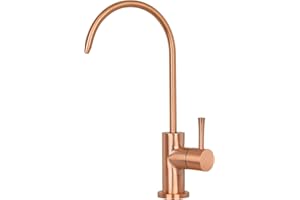 AKICON One-Handle Black and Rose Gold Drinking Water Filter Faucet Water Purifier Faucet (Copper)