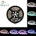 Produktbild Uhomely LED Strip, 5M/16,4 Ft LED Lichter Wasserdicht, 12V 5A LED Beleuchtet, RGBW LED-Streifen SMD 3528 Seil Beleuchtet Multi Farbiges für Garten, Decke, Küche, Bett, Auto, Drinnen & Außen Dekoration