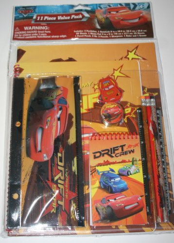 Preisvergleich Produktbild Disney Cars 11 Piece Stationary Set