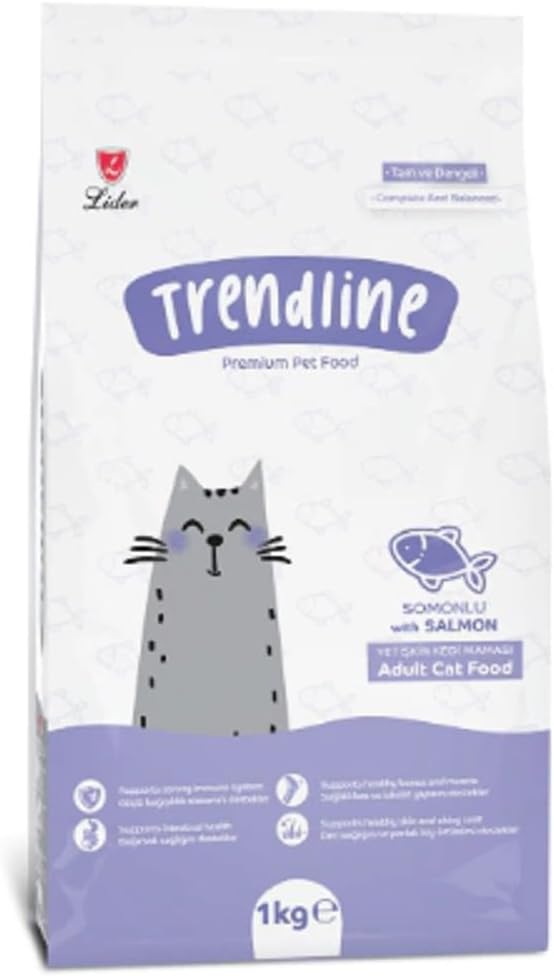 Trendline Somonlu Yetişkin Kedi Maması 1 kg
