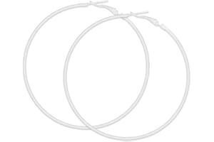 SOULCATS Soul-Cats 1 paire de créoles blanches