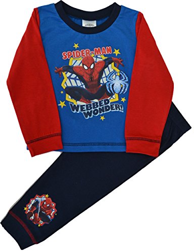 Boys Spiderman Webbed Wonder Long Pyjamas Size 18-24 Months