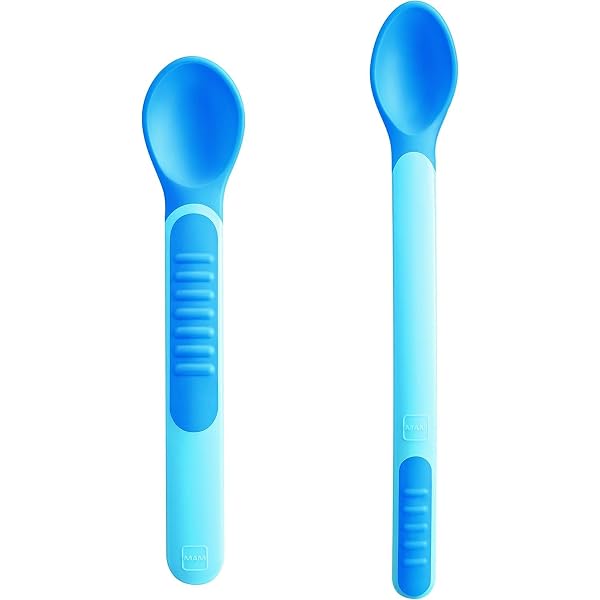 MAM Set Di Posate Per Bambini, Senza BPA, Coltello, Forchetta E Cucchiaio, Set Di Posate Per Bambini, Completamente Funzionale, Posate Per Imparare A Mangiare, Posate Per Bambini, Colore: Alghe Marine - 4