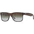 Ray-ban Justin Unisex Sunglasses - Amber brown -RB4165-854/7Z55