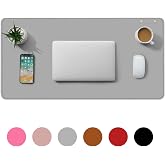 Microcase Deri Mouse Pad Laptop Bilgisayar Geniş Masa Matı 80x40 AL3023 (Siyah)