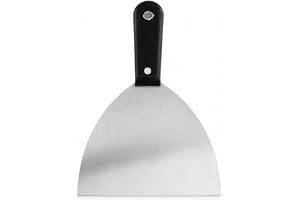 Portal AE Putty Knife, Stainless Steel Paint Scraper, Wallpaper Scraper For Applying Putty 25 * 15 cm (Black & Yellow)