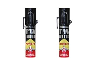 Hoernecke Pfefferspray 2er Set: Pfefferspray TW1000 (20 ml/ Nebel) Lady, schwarz, 40.0, 130108set2
