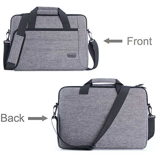ProCase Laptop-Umhängetasche für Laptop Ultrabook Macbook Pro Chromebook, Notebook Messenger Tasche Tote mit Griff und Gurt - 4