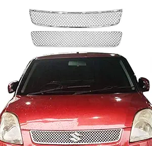 CAR SAAZ Bentley Style Front Chrome Grill Compatible with Swift Type 1 (2008-2011)
