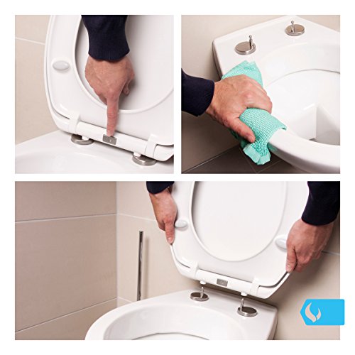 Bullseat 5.1 WC Sitz weiß • Absenkautomatik / Softclose • abnehmbar • easyclean • Klobrille • hochwertiges Duroplast - 5