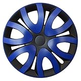 Passend für VW Tiguan 5N CM DESIGN MIKA Blau Schwarz - 16 Zoll, passend für Fast alle VW z.B. für Tiguan 5N