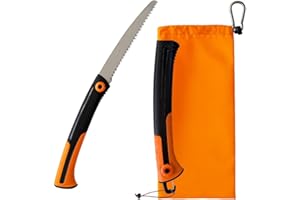 MADE IN NOMAD Sawventure Sierra Plegable Ultraligera 205g - Hoja de Acero Carbono Afilable, Mango Antideslizante, Funda de Seguridad, Mosquetón, Cuerda, Bolsa Gore-Tex – Herramienta Camping Bushcraft Supervivencia