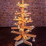 das Original-BestLoft® Weihnachtsbaum Tannenbaum aus Holz 90cm