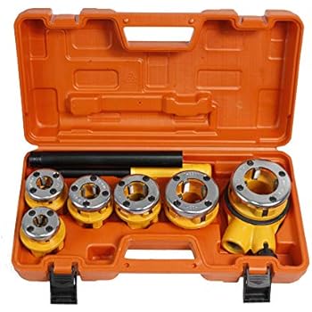 Set Filiere Per Tubi Idraulici 7 Pezzi - Professionale Per Idraulici E Fai Da Te! Misure Complete Da 1/4 A 1-1/4 - Foto 10