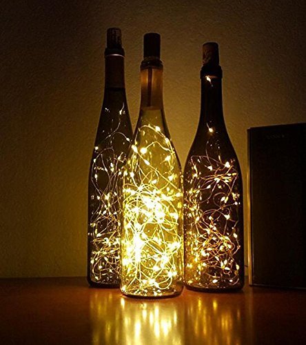 Lichterkette Batterie ,Teorder Batterie Betrieben LED-Lichter Feenhafte Schnur wasserdicht 33ft 10M 100 LEDs Kupferdraht-Licht Warmes weißes Innen- und im Freien mit Fernsteuerpult für Halloween-Weihnachtsbaum, Partei, Hochzeit, Garten, Festival (keine Batterie eingeschlossen) - 6