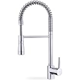 TEKA Professional Single Lever Kitchen Tap, High Swivel Spout, Removable 2 Jets Maneral, Anti-scaling Aerator, Flexible Stain