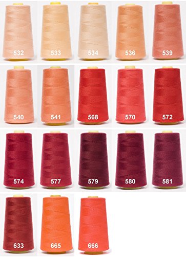 Overlockgarn 50S/2, 5000 Yards / 4570 Meter / Farbe: 666