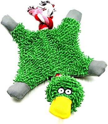 32*19cm Pet Supply Cute Papa Duck Plush Dog Toy with Rope