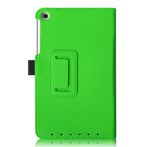 Fintie Asus ME181CX Folio Hülle Case – Slim Fit Schutzhülle Cover Tasche Etui für Asus ME181CX ProSieben Entertainment Pad 20,3 cm(8 Zoll) Tablet-PC (Asus MeMO Pad 8 ME181C), Grün - 3