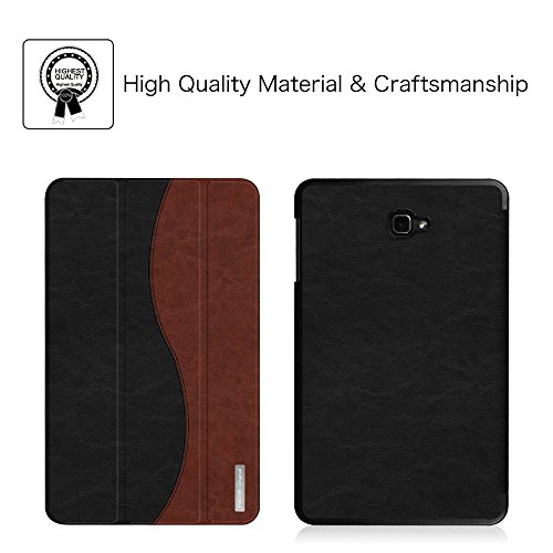 Fintie Samsung Galaxy Tab A 10.1 Hülle – Ultra Schlank Superleicht Ständer Smart Shell Case Cover Schutzhülle Etui Tasche mit Auto Schlaf / Wach Funktion für Samsung Galaxy Tab A 10,1 Zoll T580N / T585N Tablet (2016 Version), doppelfarbig - 2