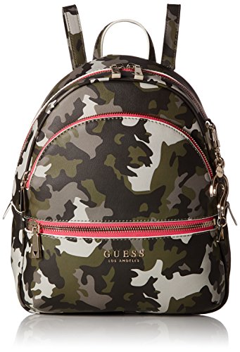 Preisvergleich Produktbild Guess Damen Manhattan Rucksack, Mehrfarbig (Camouflage / CMO), 28x33.5x12 Centimeters