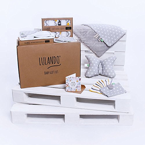 LULANDO Set regalo per neonati - max box - 2 varianti tra cui scegliere: CLASSIC BOX (8 pezzi) e MAX BOX (10 pezzi)