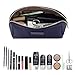 CHICECO Handy Nylon Makeup Bag Cosmetic Bag, Lipsticks Nails Polish Organizer - Blue