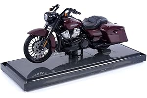 Maisto Motor Cycles 39360-19138 kompatibel mit Harley Davidson Road King Special, dunkelrot/schwarz, 2017, 1:18, Fertigmodell