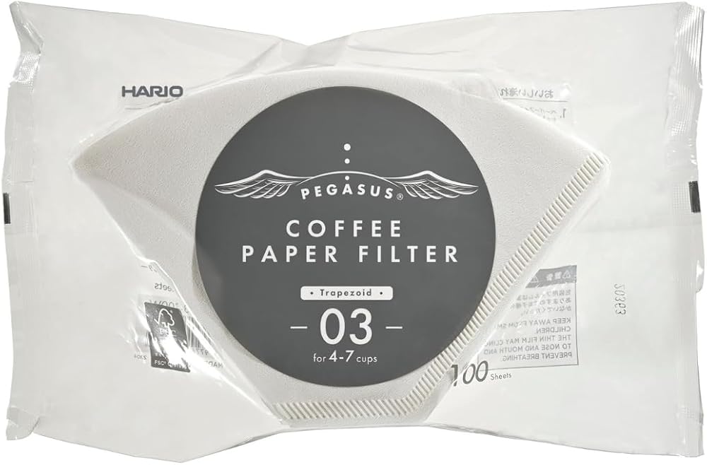 Hario Pegasus 03 Dripper Filtresi (100 Adet)