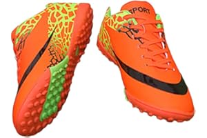 Mateju Chaussures de Football Enfant Crampons Garçon Homme Chaussure de Foot Spike Chaussures de Sport pour Intérieur Extérieur Athlétisme Entraînement Sports