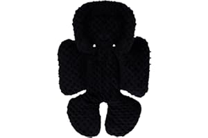KAKIBLIN Coussin de siège auto pour bébé, soutien de la tête et du corps pour nouveau-né, coussin de siège auto réversible 2 en 1, coussin doux pour siège de voiture, transat, poussette, balançoire
