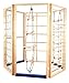 Produktbild Klettergerüst "Klettersechseck - klassisch", Sprossenwände aus Holz, freistehend
