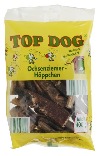 Preisvergleich Produktbild Top Dog Ochsenziemerhäppchen - Ochsenziemer - Ziemer 400g