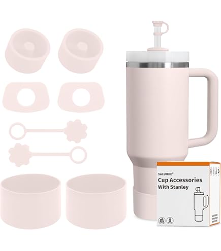 Stanley Cup Accessoires Pour Tasse Comprend 6 Bouchons En Silicone Anti
