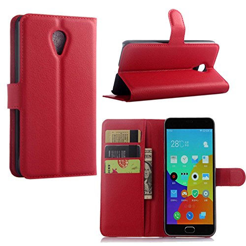 Guran   Funda de Cuero Para Meizu M2 Note  5 5 pulgada  Smartphone Tir  n de la Cubierta de la Funci  n de Ranura Tarjetas y Efectivo Caso