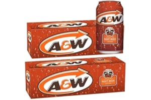 A & W Root Beer 355ml Cans (2 X 12 Pack) - Total 24 Cans