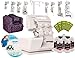 Produktbild Juki Pearl Line MO-654DE 2/3/4 Thread Serger with BONUS I WANT IT ALL PACKAGE! Includes: 8 Piece Foot Kit, Serger Tote, 8 Thread Cones, 50 Needles, Electronic Workbook, Instructional DVD! by JUKI