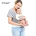 Soft Baby Slings | Light Baby Carrier | Compact and Comfortable Baby Wraps | Pure Cotton/Spandex | Nursing Cover | Suitable for Newborns To 35 Lbs | Nice Baby Shower Item | Grey