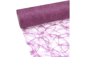 Deko AS GmbH Sizoweb Tischband - 25 Meter Rolle + 300 Mini-Dekodiamanten Gratis (20cm Breite, Erika)