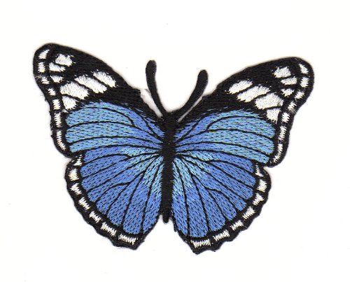 Aufnäher Bügelbild Aufbügler Iron on Patches Applikation Schmetterling Falter Butterfly Kinder Baby