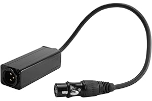 JIVIMOCO XLR Elimina il Rumore 'Isolatore Audio del Loop di Massa Suono Corrente Anti-Interferenza