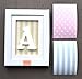 LETTER S - Individually Framed Baby Letters - with Blue, Pink and Green Backgrounds included for Free