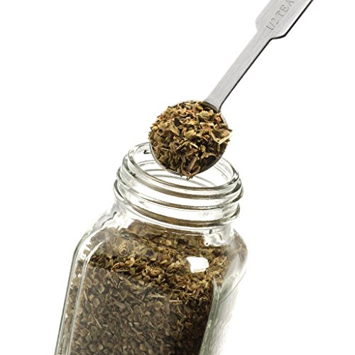 Japace® 4er Set Klein Messlöffel 1.25ml 2.5ml 5ml 15ml Küchenhelfer aus Edelstahl für Kochen und Backen - 5
