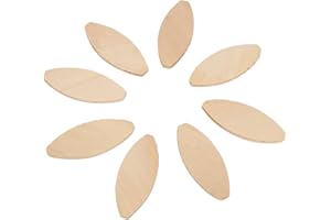 FAFEICY 100 piezas de galletas de unión de madera, tablero de madera de haya, punta de galleta, herramienta de acoplamiento de tablero de madera 0# 10# 20#(20#)