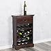 Produktbild Weinregal RAHUL Dark-Brown Sheesham / Palisander Flaschenregal Holzregal Massiv