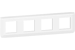 Legrand 078808L Mosaic Plaque de Finition Horizontale pour 4x2 Module, Blanc