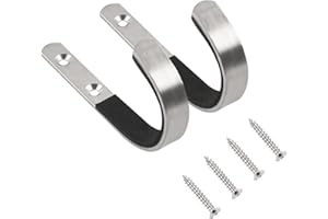 TIHOOK 2 STK Waffenhalter Wand, Gewehrhalter Wand, Gewehr Halterung, Schrotflintenhaken, Waffenhalter für Alle Gewehre und Flinte